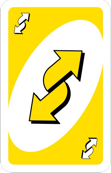 آموزش بازی اونو Uno Cards: کارت تغییر جهت
